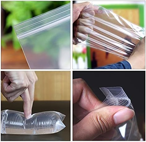 Долги вреќи со ѓердан 3 x 12 /3 x 8/2 x 8 300 парчиња чисти пластични торбички што може да се репродуцираат 3 Асортирани патенти