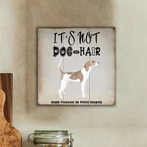 Atinarrogo Не е кучиња коса, тоа е знак за дрво од дахшунд, расипани кучиња висат знак фарма куќа стил wallид декор модерна фарма куќа дрво