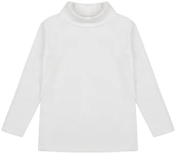 TTAO деца термички долна облека врвови со долги ракави маички есен зимски топло мета под подмачоци
