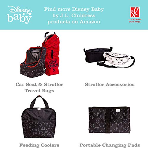 J.L. Childress Disney Baby by 3-во-1 држач за таблети за патувања и iPad таблет, фиока за скут за автомобили за мали деца и деца,