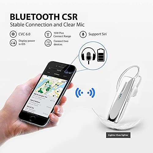 Слушалките за слушалки на Волт+ Тек Стиз компатибилни со Xiaomi Redmi A1 во уво Bluetooth 5.0 безжичен слушалки, IPX3 водоотпорни,