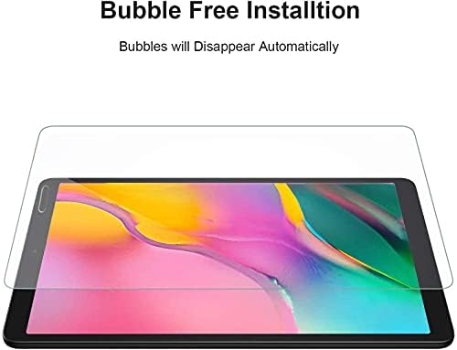 Gerutek Samsung Galaxy Tab A Заштитник на екранот од 8,0 2019, филмот за калено стакло/9H тврдост/висока дефиниција/бесплатно меур,