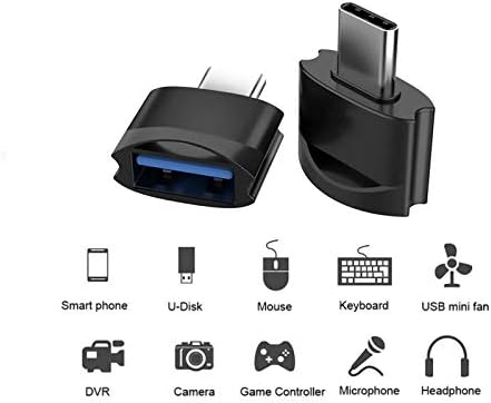Tek Styz USB Cенски до USB машки адаптер компатибилен со вашиот Samsung SM-T860 за OTG со полнач за тип-C. Користете со уреди за