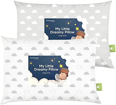 Перница со дете од 2 пакети - меки органски памучни мали перници за спиење - 13х18 мала перница за деца - детски перници за спиење - детска перница