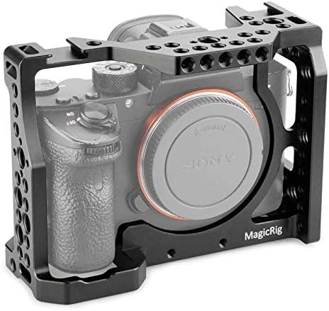 Кафез на камера Magicrig со стандарден ладен чевли за Sony A7RIII /A7III /A7M3 камера