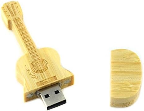 Aneew Pendrive 16 GB дрвена гитара USB Flash Drive Memory Memory Thumb Stick U Disk Music Instrument Подарок