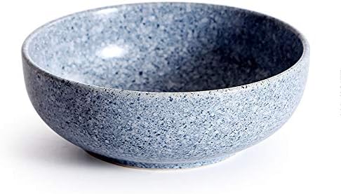 Керамички сад за салата 2 парчиња мермер шема сад Керамички креативен јапонски рамен чинија машина за миење садови и микробранова
