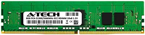 A-Tech 8gb RAM МЕМОРИЈА Замена За Kingston KTH-PL426S8/8G | DDR4 2666 MHz PC4-21300 1Rx8 1.2 V ECC Регистриран Сервер Мемориски Модул