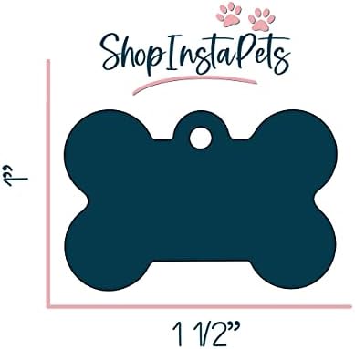 InstaPetTags Симпатична Мини Лак Полка Точки Миленичиња Проект Куче Тагови | Персоналните За Вашето Домашно Милениче