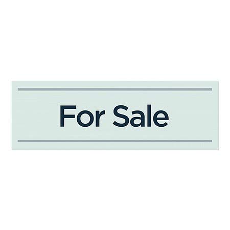 CGSignLab | За Продажба-Основен Teal Прозорец Прицврстување | 36 x12