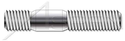 M18-2,5 x 45mm, DIN 939, метрика, столпчиња, двојно завршување, завршен крај 1,25 x дијаметар, не'рѓосувачки челик A4