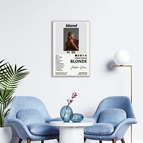 Постери на Френк Океан Непознати 12 „X 18“ инчен музички албум Покриени постери за соба естетско платно постери и wallидни уметности за печатење во спална соба постер?