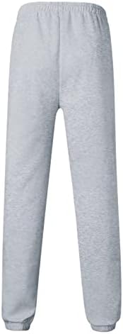 Менс есен и зимска висока улична мода за слободно време лабава спорт што работи со цврста боја чипка на панталони џемпер 13 1