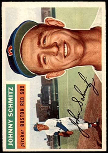1956 Бејзбол Топс 298 Johnони Шмиц одличен од картички на Микис
