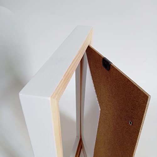 Kele Model 5x5 Рамки за слики црвено цврсто дрво рамка, табела со пластична табла или wallид. Отворање на прозорецот од 4,5х4,5 инчи.