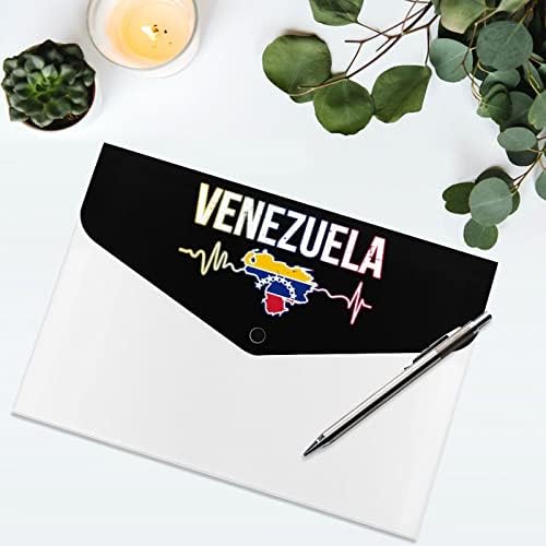 Венецуела Срцето Чука 6 Џебови Проширување На Папката Со Датотеки Издржлив Организатор На Датотеки Со Хармоника Модни Папки За Документи