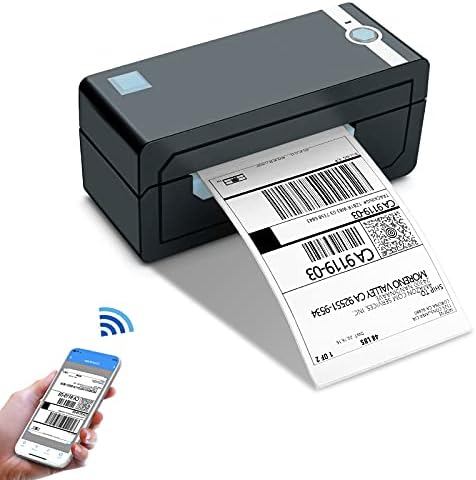Bluetooth Термичка Етикета Печатач 4x6 - Голема Брзина Превозот Етикета Печатач, Безжична Етикета Создателот Поддршка Прозорци