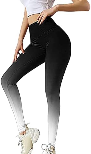 Женски јога панталони кои печатат високи половини за истегнување на фитнес спортот вежбаат хеланки задникот за лифт на панталони