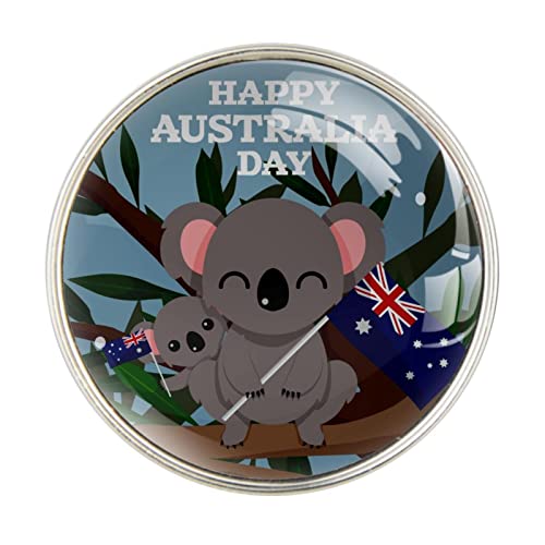 Среќен ден на Австралија, симпатична коала автомобил ароматерапија есенцијално масло за дифузер со вложувачки клип 4 чувствувани влошки