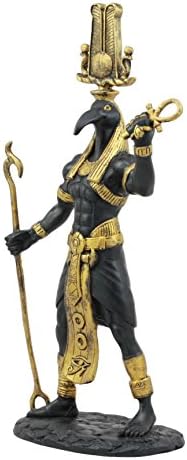 Egрос Египетскиот Бог Ибис Го Предводеше Тот Холдинг беше И Статуата На Анх 12 Висок Божество Покровител На Магијата Технологијата Знаењето