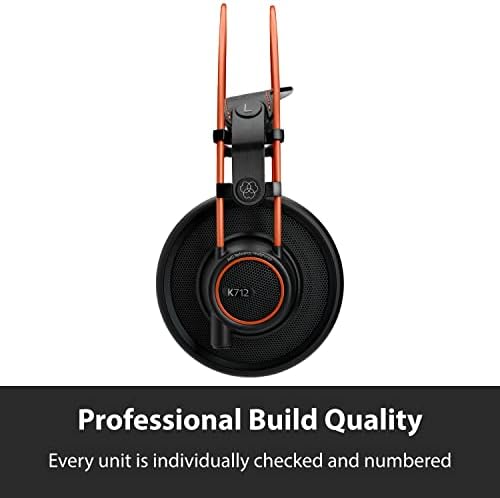 AKG Pro Audio K712 Pro прекумерна уво, отворено, рамна жица, слушалки за референтно студио