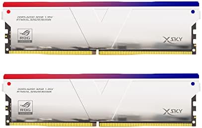 V-боја DDR5 XSKY ROG Сертифициран 64 GB 6200MHz 2GX8 CL36 1.35V SK Hynix IC RGB Gaming Desktop Надградба на RAM меморија модул со двојна ранг-мериво