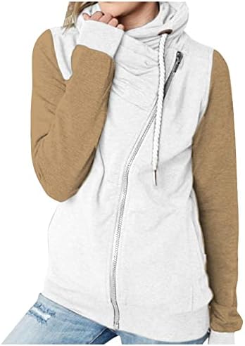 Ndvyxx женски обичен лабава поштеда на долги дуксери за џемпери за облека од надворешна облека од тунична палто со џебови со џебови