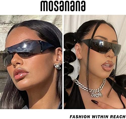 мосанана Ј2К Завиткајте Околу Очила за Сонце За Жени и Мажи. ВРАТИ СЕ