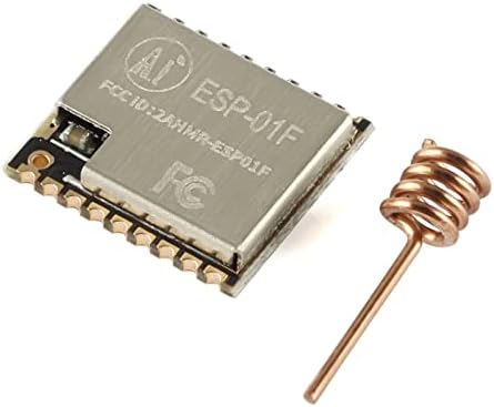 Jessinie 5PCS ESP-01F ESP8285 WiFi модул ESP-01F Безжичен транспарентен транспарентен преносен модул ESP8285 Сериски порта до WiFi Module