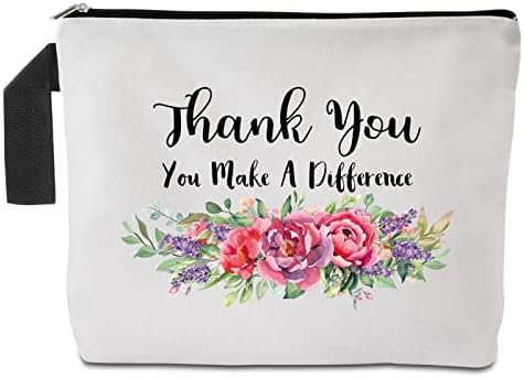 Ви благодариме Подароци За Жени Патент Патување Козметичка Торба Инспиративни Подароци За Наставник Колега Пријател Вработен Волонтер