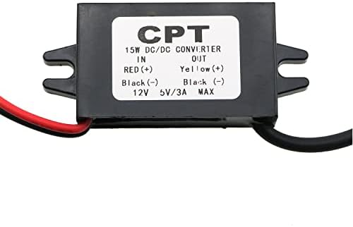 ZZHXSM DC Converter Buck Module 12V до USB 5V 3A DC-DC конвертор чекор надолу адаптер за напојување на автомобили конвертор на електрична