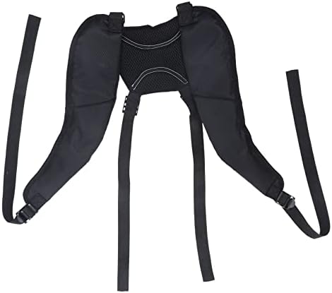 Inoomp 2pcs торбичка лента за рамената црна најлон мултифункционална торба за топка
