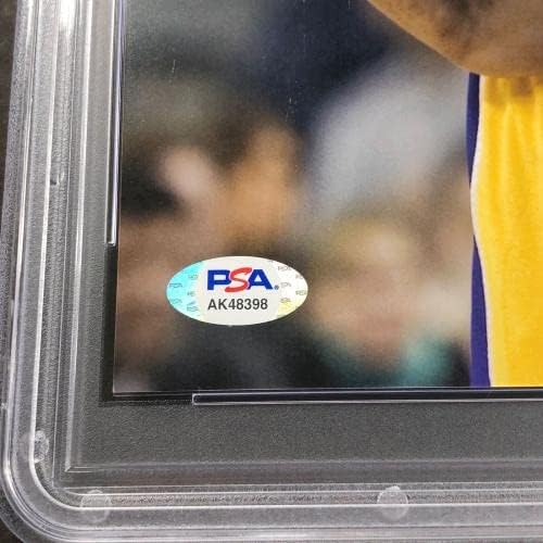 Коби Брајант потпиша 8x10 Фото PSA/DNA Encapsulated Auto 10 Gem Mint Lakers - Автограмирани НБА фотографии
