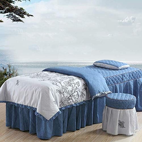 Zhуан Едноставен кревети за масажа со здолништа за масажа за масажа за масажа поставени валенти опремени кревети за кревет