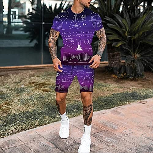 Bmisegm Mens Suits Suits Mepts Map Bright Shous 3D Shorte Surve Surts Sharth Beach Tropical Hawaians Body Sports Shorts Suit Sports Sports