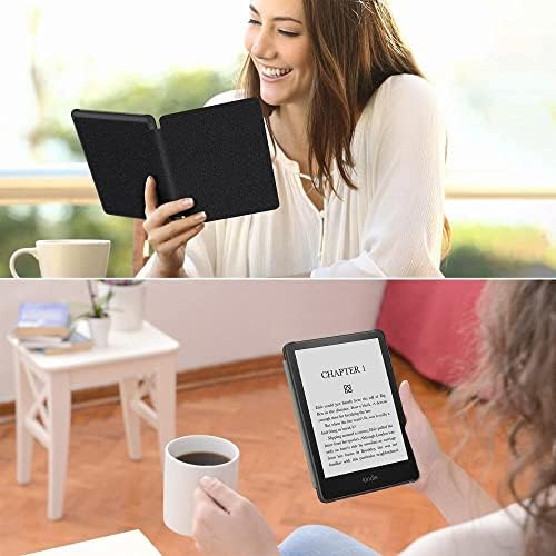 JNSHZ 2021 Нов Kindle Paperwhite 5 11-Ти Генерал 6,8 Инчен Фолио Издание 2021 Магнетна Паметна Покривка Роза Виолетова, Морнарица