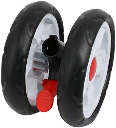 IiVverr 190мм дијаметар пластична шетач на сопирачката на задното тркало ролери за 25мм цевка (Родило де Поле де Руеда Трасера ​​де Пластико