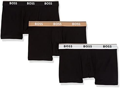 Boss машки 3-пакувања со мулти-бои, смело лого-стебла