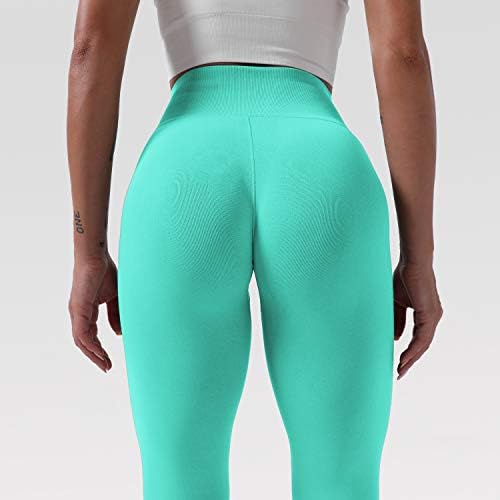 Choichic женски високи половини јога панталони Контрола на стомакот со целосна јога панталони кои работат со тренингот атлетски