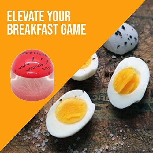 Тајмер за јајца За Варење Јајца - Индикатор За Промена на Бојата За Средни, Меки &засилувач; Тврди Јајца-Совршен Тајмер За Јајца Што Ги