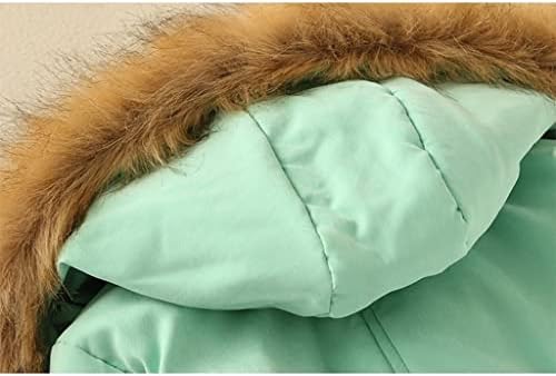 Женска качулка јакна моден цврст патент тенок тенок средна должина топли палта дами дами со долги ракави волна памучна палто