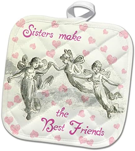 Сестрите од 3дрози ги прават најдобрите пријатели - симпатична гроздобер самовила сестра. - Potholders