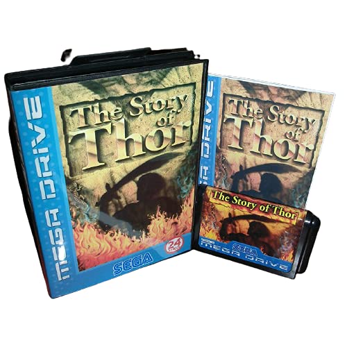 Адити Приказната за насловот на Тор ЕУ со кутија и прирачник за Sega Megadrive Genesis Video Game Console 16 бит MD картичка