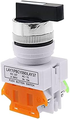 Modband Lay37 Rotary Switch 22mm 2/3 Позиција на копчето Ротари 1NO/1NC и 2NO ROTARY SWITCH SWITCH DPST SWITCH 660V UI 10A ITH