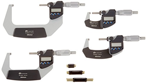 Mitutoyo 293-963-30 DigiMatic Micrometer Set, опсег: 0-100 mm