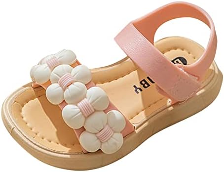 Деца сандали задебелени летни принцеза водоотпорна мода мода меки деца девојки девојки плажа дете рамни чевли