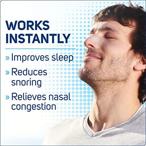 Јасни пасуси на носните ленти медиум, 50 КТ | Работи веднаш за подобрување на спиењето, намалување на 'рчењето и олеснување на назалниот
