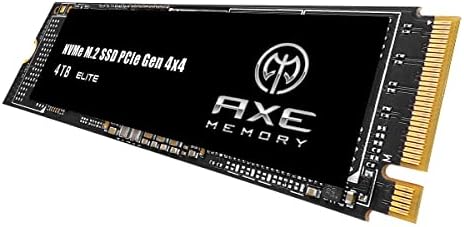 AX Memory Elite Elite Intern SSD 4TB Gen4 PCIE NVME M.2 2280 Solid State Drive - Прочитајте до 7.200MB/s Напишете, до 6.500MB/S DDR4