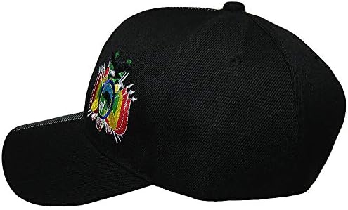 Трговски ветрови боливија земја црна бела буква сртот 3-Д лепенка од странична капа капа за капа