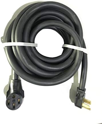 SplitVolt EGB 33-026: бакар NEMA 14-50P до 14-50R продолжен кабел за сушење, EV, или RV употреба, трајна обвивка и 8 AWG жица, безбедност овластен